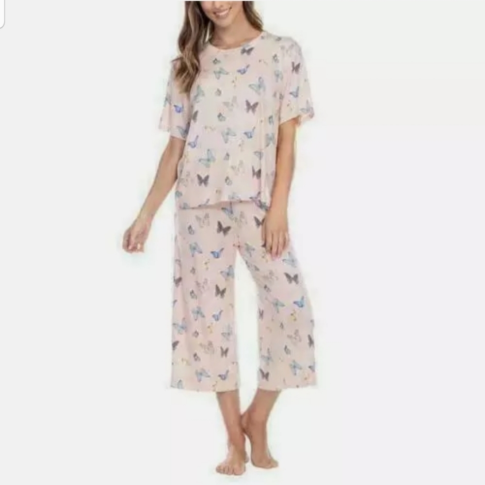 Honeydew Ladies' 2-Piece Crop Pant PJ Set